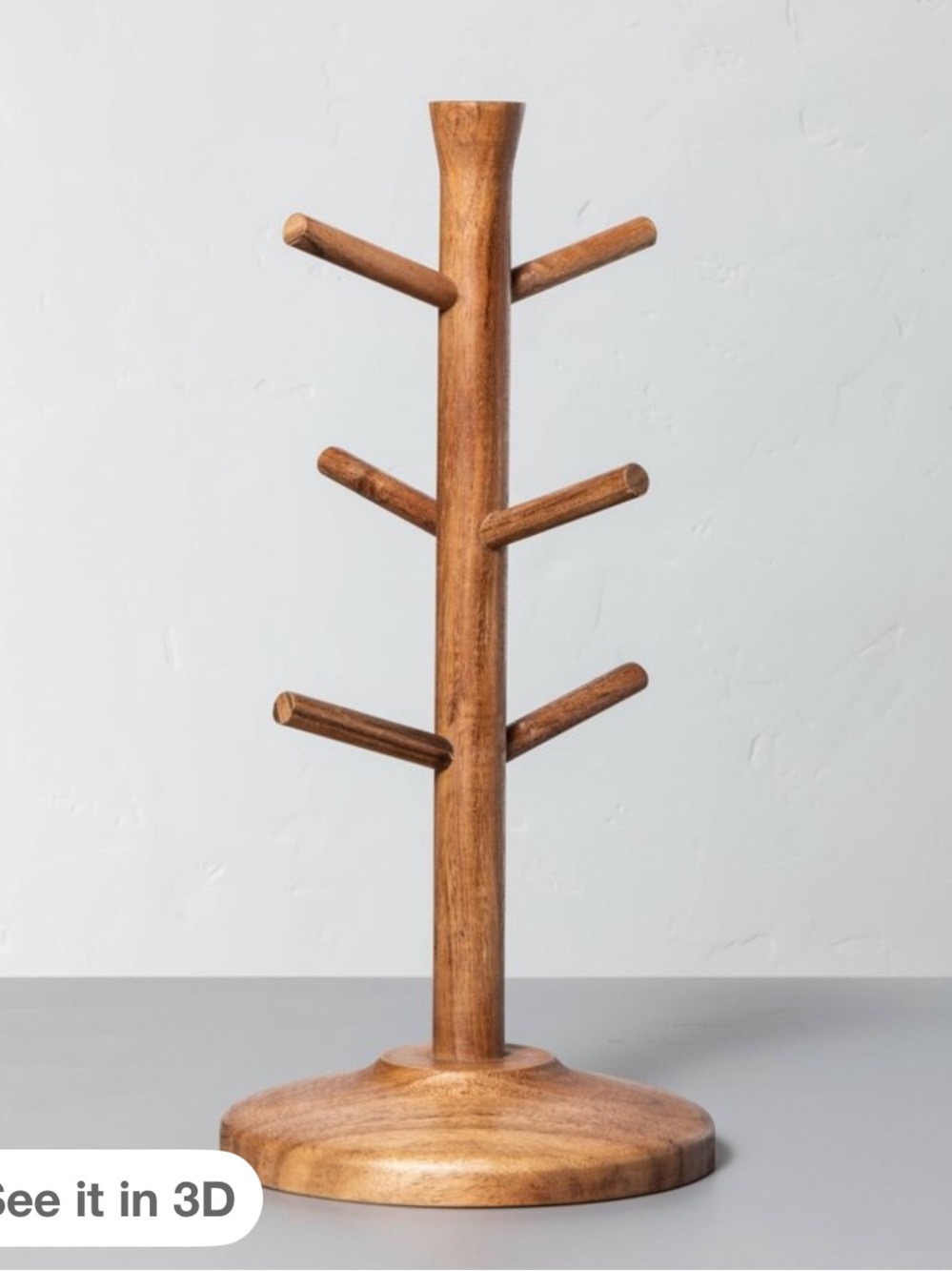 Magnolia Hearth & Hand Wooden Mug Tree Stand - Brown